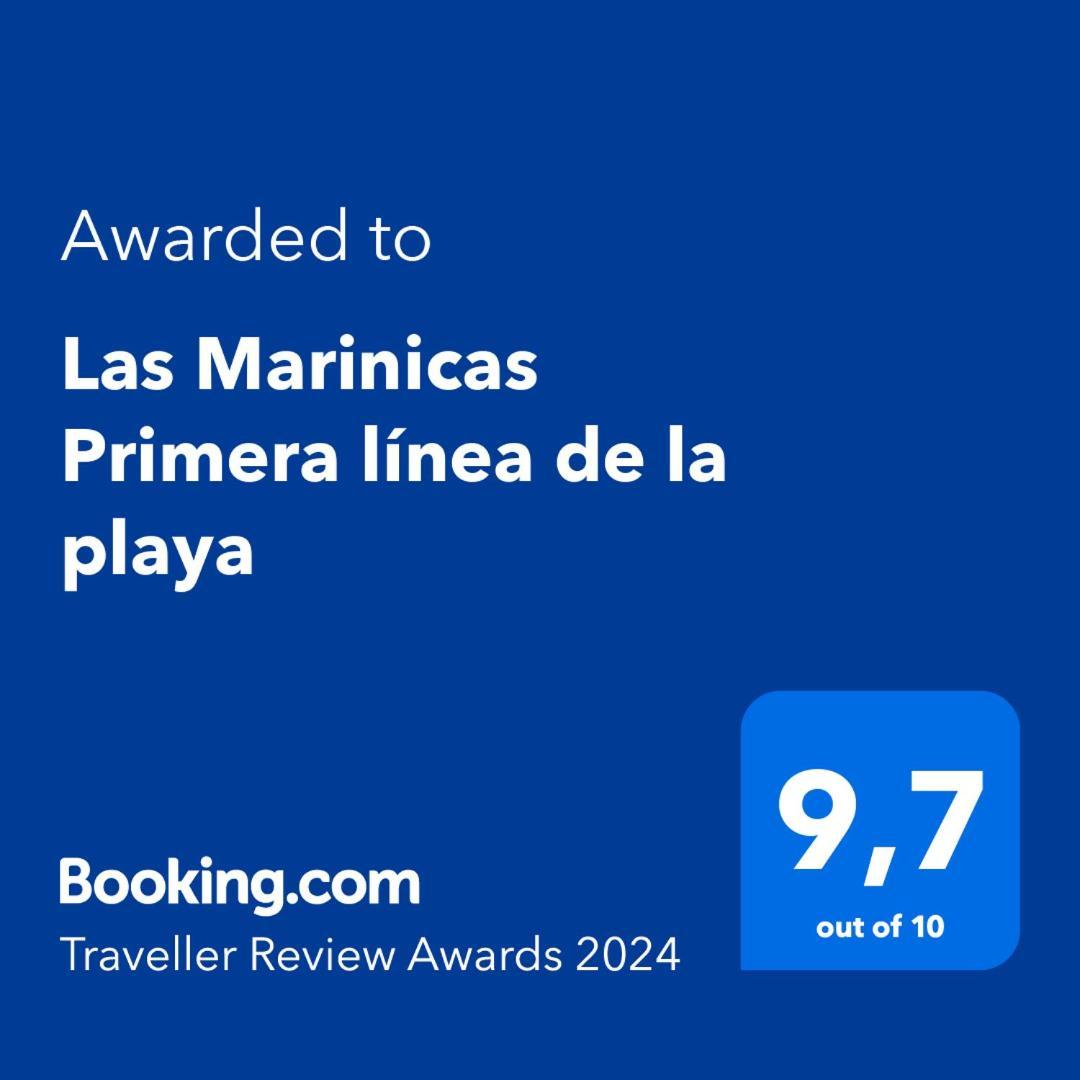 Las Marinicas Primera Linea De La Playa 카로보네라스 외부 사진